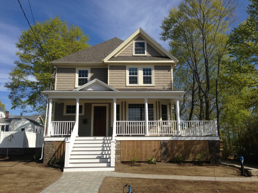 Front porch installation