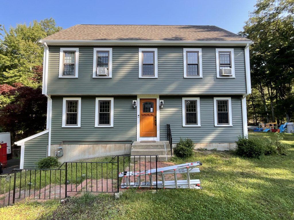 after mastic siding